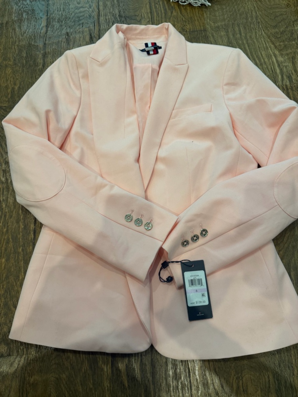 Women's Blush Pink Tailored Blazer and pants suit set